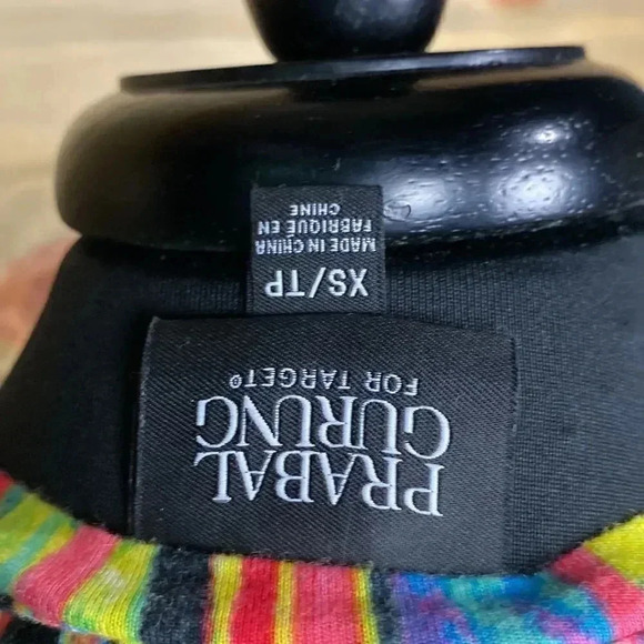 Prabal Gurung Multi Colored Long Sleeve Tee Size XS 0856 - Picture 5 of 5